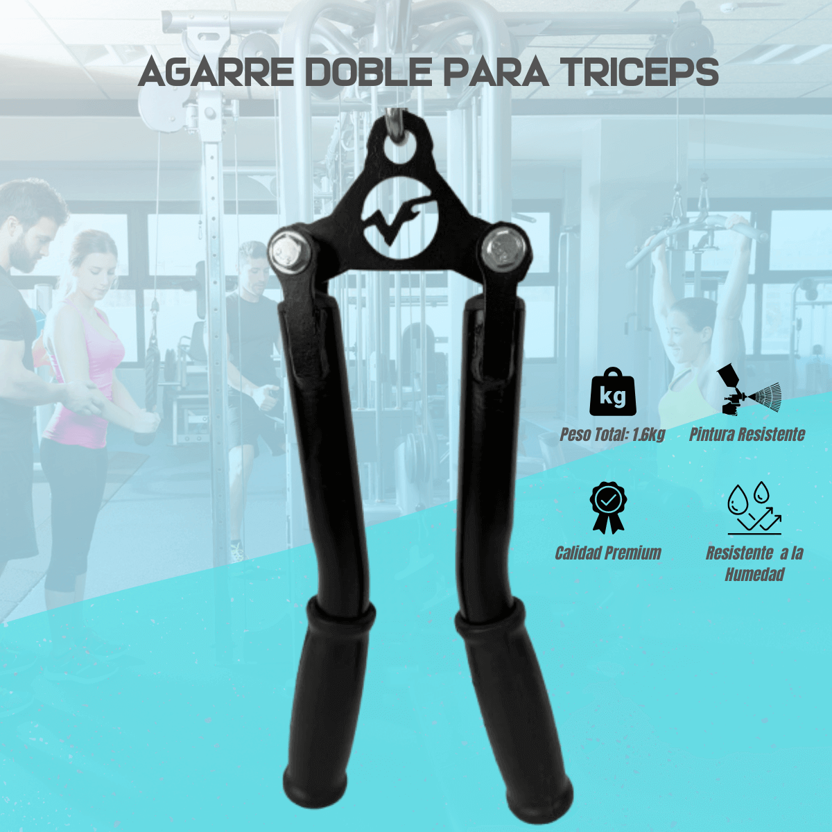 AGARRE DOBLE PARA TRICEPS